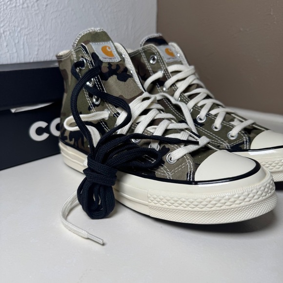 Carhartt WIP x Converse Chuck 70 Hi ICONS M 7/ W 9 - Picture 4 of 14